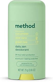 Method Deodorant, Daily Zen, Cucumber, 24 Hour Odor Protection, 2.65 oz