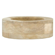 Round Mango Wood Riser - 6" Dia x 2" H by HUBERT – Wood, Natural