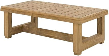 Teak Coffee Table with Modern Design, Durable Teak Wood, Stylish Lounge Furniture for Outdoor Spaces