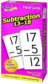 Trend Enterprises FLASH CARDS SUBTRACTION 13-18 99BOX (Set of 3)