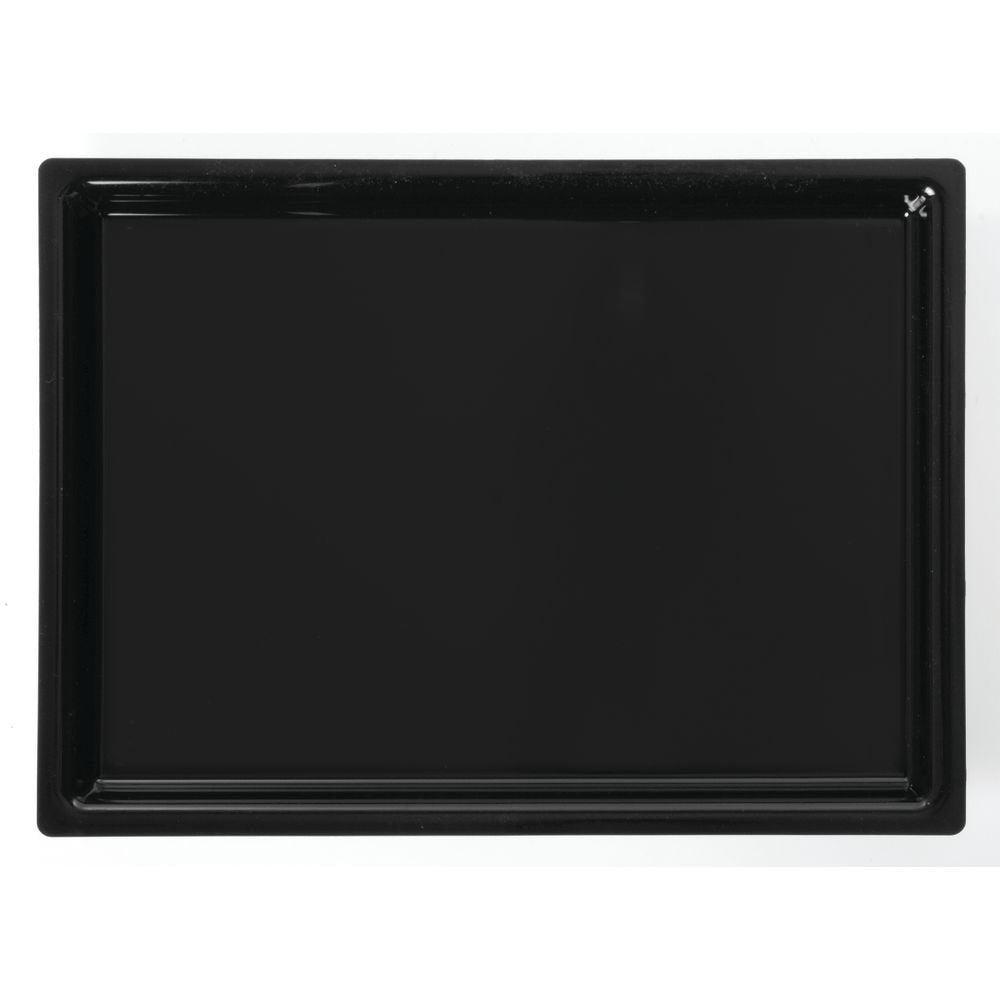Cal-Mil 10" x 14" x 1" Acrylic Tray by Cal Mil – Plastic, Black, Model 335-10-13