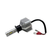 Race Sport V2 DRIVE Series H3 2500 LUX Driverless Plug and Play LED Headlight Kit with Canbus Decoder by Race Sport Lighting – Black, Model H3LEDDSV2