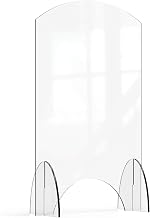 Rosseto Avant Guarde 24x40 Acrylic Sneeze Guard with Pass-Through Window, 1 EA