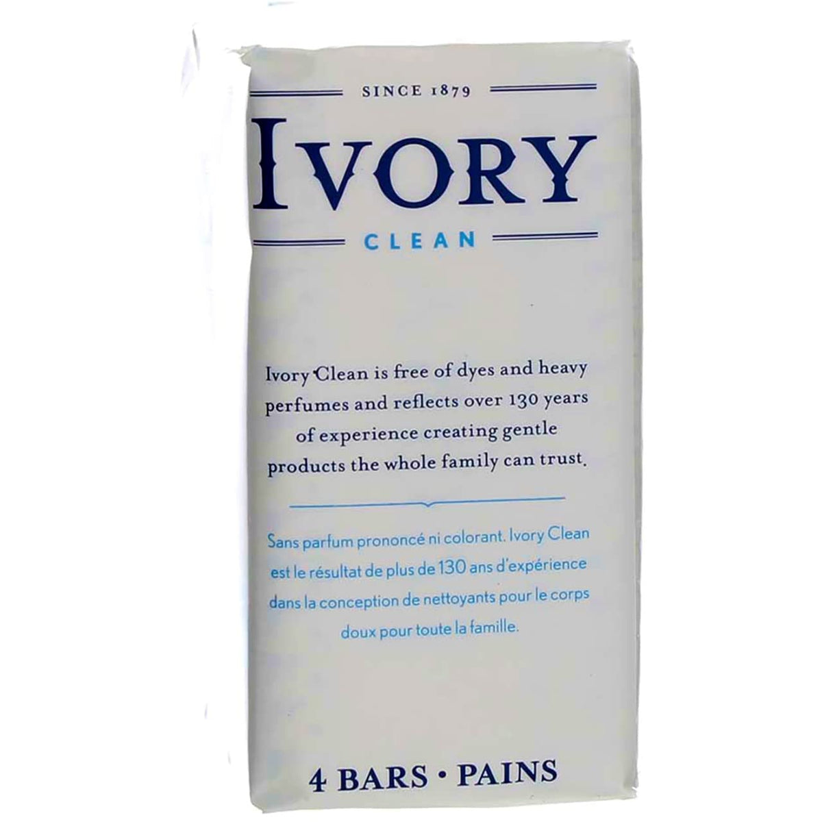 Soap Bars Original - 4 ea. by Ivory – 4 Ounce per bar (8 Count), Ivory, Pack of 2, Model U037000827573-1