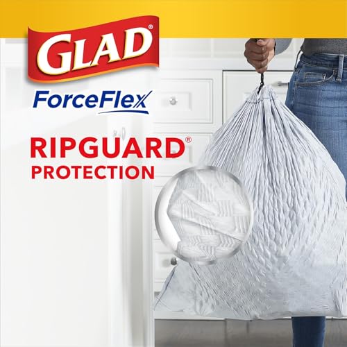 Glad 1 / 120 Count (Pack of 1) / White Trash Bags