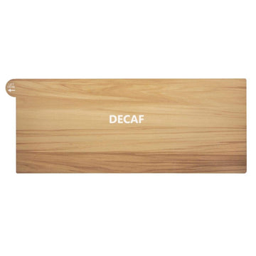Airpot Cover with"Decaf" Imprint - 9"H by HUBERT – Plastic, Brown, Model DWRAPT-BUTCHER