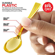 Stock Your Home Mini Spoon / Gold / 1 Dessert Spoons