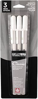 Sakura 57454 Gelly Roll Classic Ass't (05/08/10) 3pk Pen, White