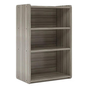 School Age Shelf Storage by Tot Mate – Ready-To-Assemble, 3/4" Thick Industrial Grade Wood Composite Core With Laminate Surfacing, Shadow Elm Gray, Model TMS401R.0W92