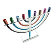 Emanuel Hanukkah Menorah, Classic Design, Large Multi Color
