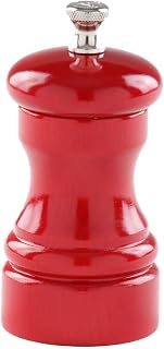 Chef Specialties 4 Inch Capstan Pepper Mill - Candy Red - Made in USA