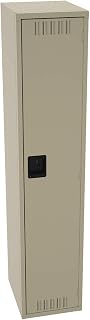 Tennsco Wardrobe Locker, Sand, 15inWx18in.Dx72in.H