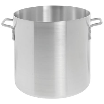 Stock Pot 24 Quart Aluminum by HUBERT – 24 Quart, 22.71 liters, Aluminum, Silver, Model KASP024