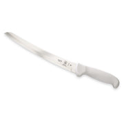 Ultimate White 10" Curved Wavy Edge Bread Knife by Mercer Culinary – 10", Stainless Steel, White, Model M18132