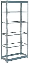 Global Industrial Heavy Duty Shelving 36" W x 12" D x 96" H with 6 Shelves, No Deck, Gray