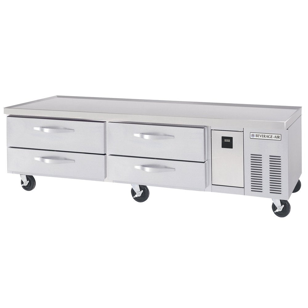 Beverage-Air Commercial Chef Bases 84" by Beverage Air – Stainless-Steel, Model WTRCS84-1