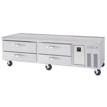 Beverage-Air Commercial Chef Bases 84" by Beverage Air – Stainless-Steel, Model WTRCS84-1