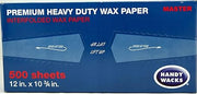 Wax Paper Premium Heavy Duty Handy Wacks 12" X 10 3/4" 1 Box of 500