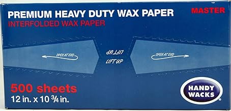 Wax Paper Premium Heavy Duty Handy Wacks 12" X 10 3/4" 1 Box of 500