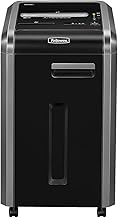 Fellowes Powershred 225Ci 22-Sheet 100% Jam-Proof Crosscut Paper Shredder Commercial Grade for Office, Black 3825001
