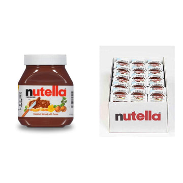 Bundle, 26.5oz Jar + 120 Count Single Serve Mini Cups by Nutella – 88.9 Ounce