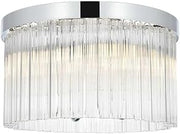 Harlow Four Light Flush Mount Chrome
