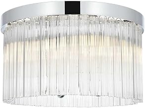 Harlow Four Light Flush Mount Chrome