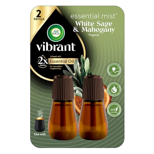 Air Wick 0.67 Fl Oz (Pack of 2) / White Sage & Mahogany / Brown Electric