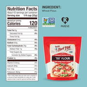 Bob's Red Mill 48 Ounce (Pack of 4) / 4 Wheat Flours & Meals