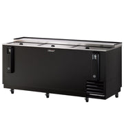 TBC-80SB 81" Black Vinyl Bottle Cooler | (369) 12 oz. Bottles by Turbo Air – 16.5 cubic_feet, Black, Model TBC-80SB-N
