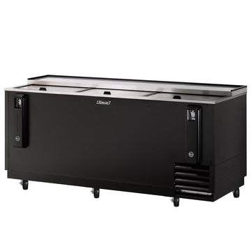 TBC-80SB 81" Black Vinyl Bottle Cooler | (369) 12 oz. Bottles by Turbo Air – 16.5 cubic_feet, Black, Model TBC-80SB-N