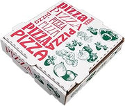 Southern Champion Tray 143128 8x8 Pizza Box, White Printed, Disposable and Recyclable (Case of 50)