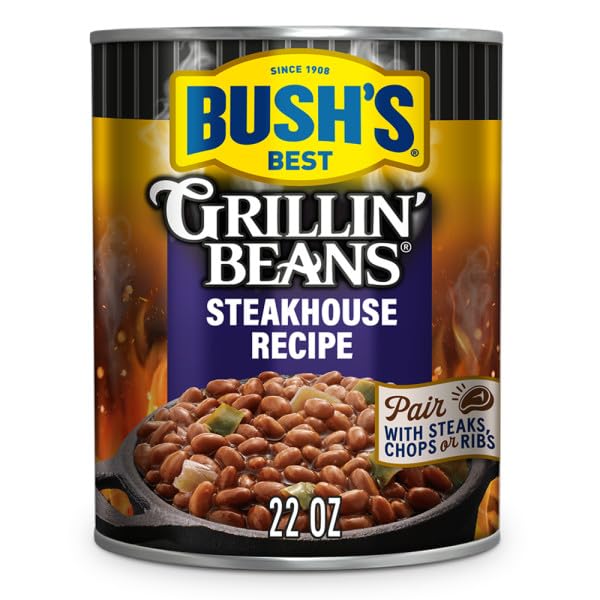 Bush’s Best Grillin’ Beans by Bush's Best – 22 Ounce (Pack of 6), Pack of 6