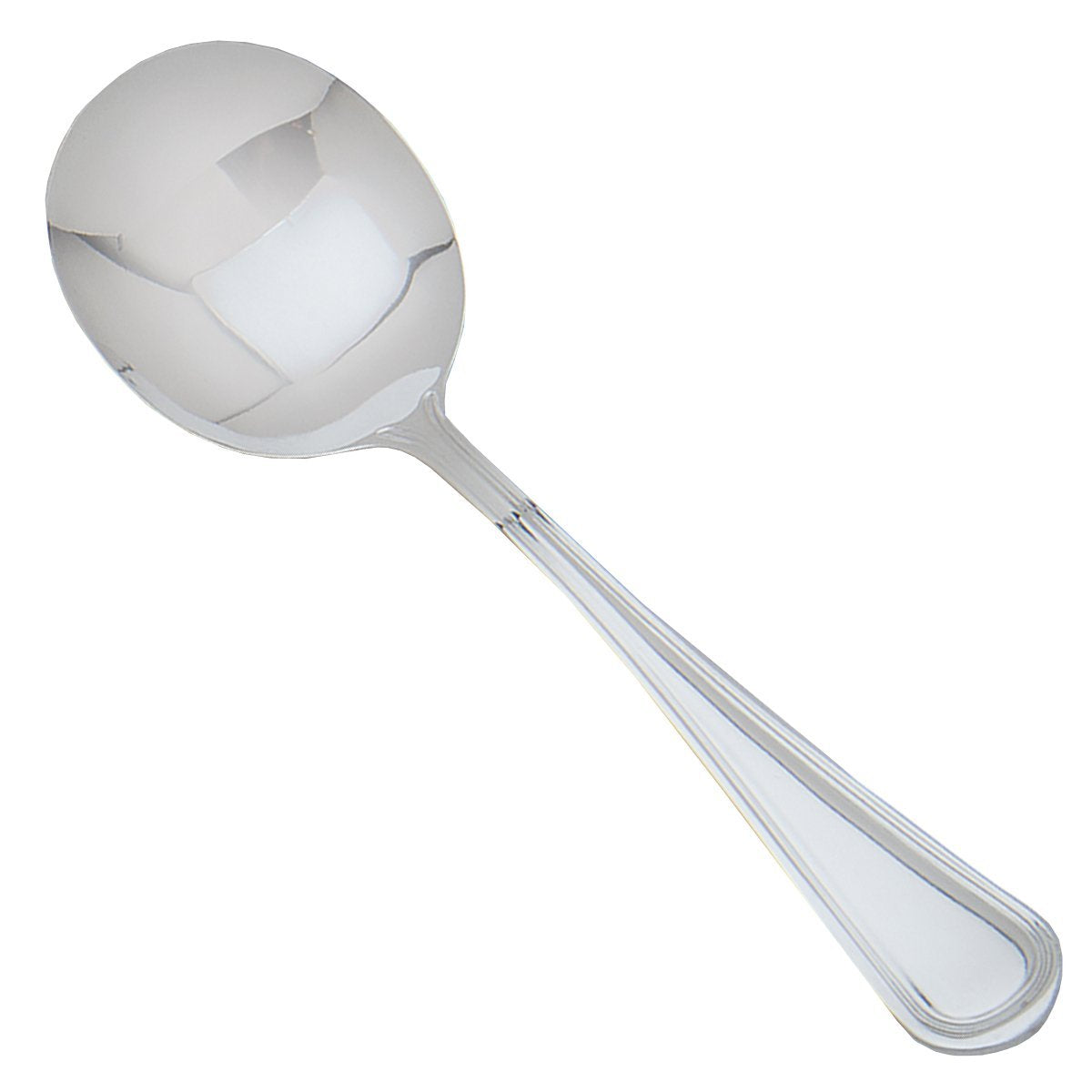 Bouillon Spoons - Regency Series [Set of 12] by Update International – 2.5-mm, Stainless Steel, Silver, Pack of 12, Model RE-102