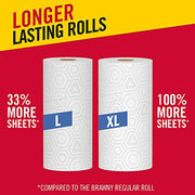 Brawny 1 / 6 Count (Pack of 1) / White Paper Towels