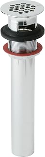 Elkay LK174 1-1/2" Chrome Plated Brass Drain Fitting with Perforated Grid and Tailpiece