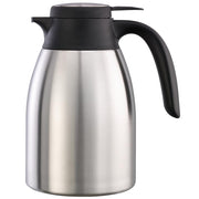 FCC12SS, Beverage Carafe, 1.2 Liter Capacity, Brushed Stainless Interior & Exterior (Case of 6) by Service Ideas – 1.2 liters, Silver, Pack of 6