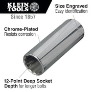 KLEIN TOOLS 11/16-Inch / 1 Socket Wrenches
