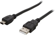 C2G 27005 USB 2.0 A to Mini-B USB Cable, 6.56 Feet (2 Meters), Black