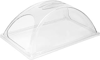 Sterno ClearDome Chafing Dish Lids, 3 Pack | Transparent dome, dual serving openings, high heat retention