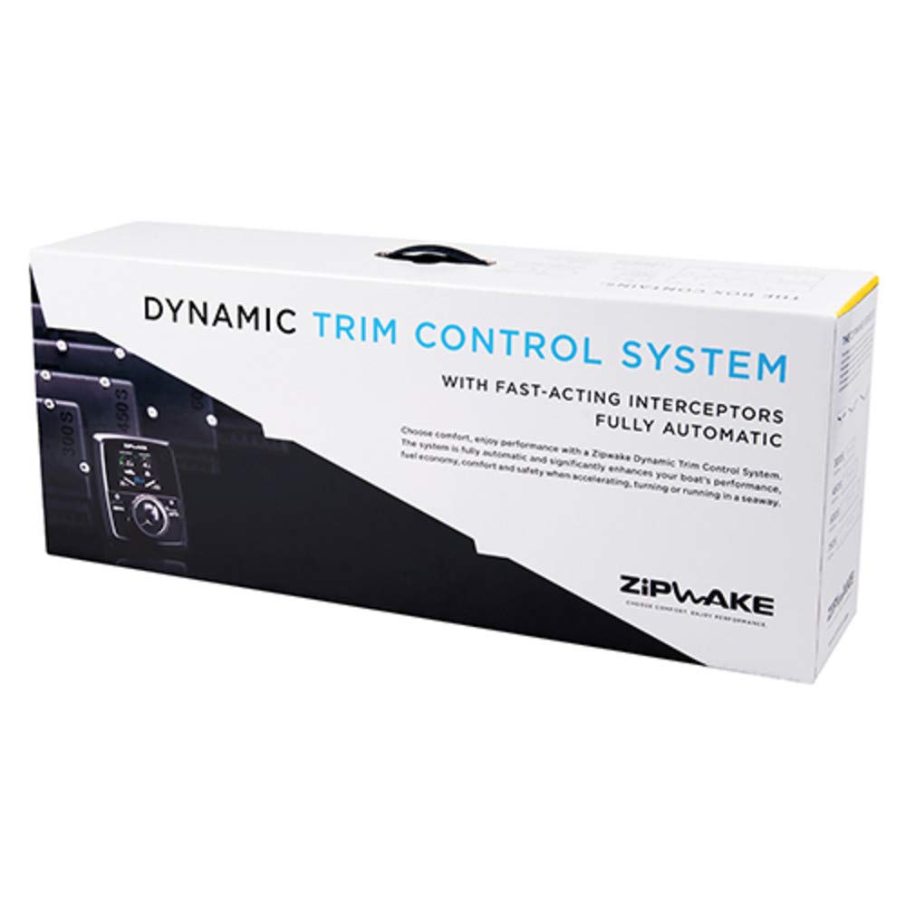 Series-S Fully-Automatic Dynamic Trim Control System Kit Box with Fast-Acting Interceptors - KB450-S by Zipwake – Plastic, Model ZW2011146