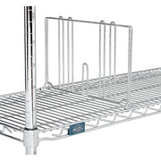 14" D X 8" H Divider for Wire Shelves by Global Industrial – 14"L x 9.8"W x 8"H, Alloy Steel, Chrome, Model AD814C