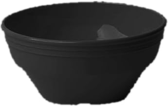 Cambro 150CW110 Camwear Black 16.7 Oz. Square Bowl - 48 / CS