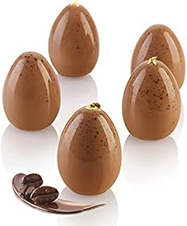 Silikomart Egg 30 Silicone Mold with 12 Cavities, Each 1.33 Inch Diameter x 1.85 Inch High
