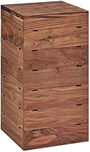 Cal-Mil 3628-4-78 Crate Riser, 4" Height, 12" Width, 12" Length, Walnut