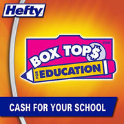 Hefty 40 Count (Pack of 6) / Black / 240 Count Trash Bags