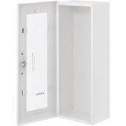 Fire Extinguisher Cabinet with Breakable Glass Window by Global Industrial – Alloy Steel, White, Model 670598