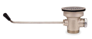 Twist Handle Waste Drain Valve by T&S Brass – Brass, Model B-3952