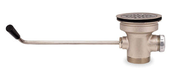 Twist Handle Waste Drain Valve by T&S Brass – Brass, Model B-3952