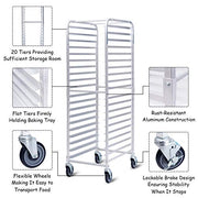 ReunionG 20 Tiers / Silver / 400.0 pounds Bakery Racks